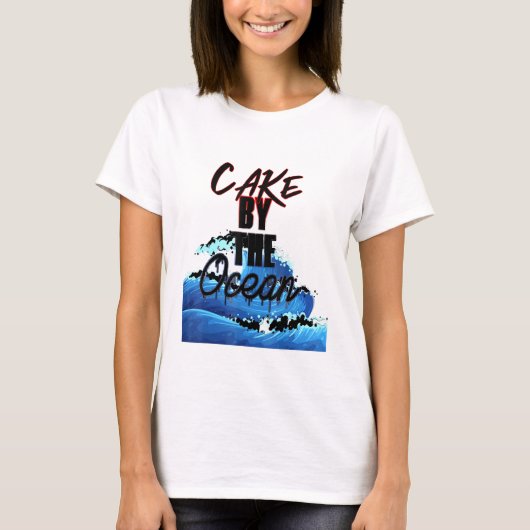ケーキバイザ海アダルト1 Tシャツ (正面)