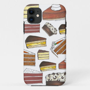 ケーキパイスライススライスデザートグルメケース iPhone 11 ケース
