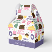 ケーキパタカラフルーンハッピーバースデー(名前あり) フェイバーボックス (裏面サイド)