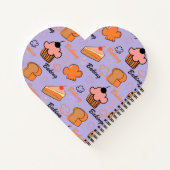 ケーキパターン ノートブック (裏面)