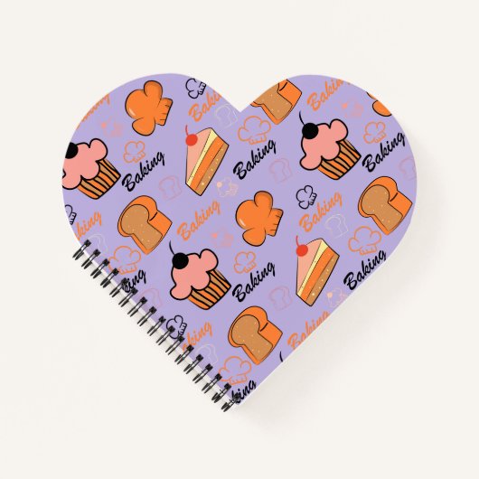 ケーキパターン ノートブック (正面)