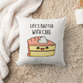 ケーキパン付きライフおもしろいバッター クッション (ブランケット)
