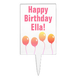 ケーキパーソナライズされたのトッパー ケーキピック