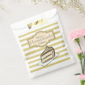 ケーキパーソナライズされた切り フェイバーバッグ (封をした状態)