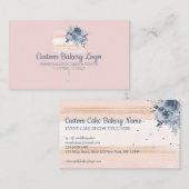 ケーキパーティーベーカリーネイビー 名刺 (正面/裏面)