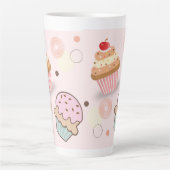 ケーキピンクマグ カフェラテマグ (正面)