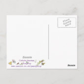 ケーキファンシーチョコおもしろいートの予測できな漫画アート ポストカード (裏面)