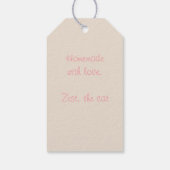 ケーキファンシー入り猫つや消しベーカリー ギフトタグ (裏面)