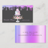 ケーキフラワードリップスベーカリー 名刺 (正面/裏面)