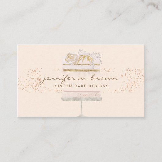 ケーキフローラベーカリーパティシパティスリー 名刺 (正面)