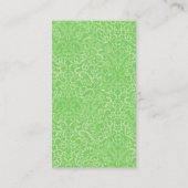 ケーキブティックグファンシーリーンダマスクビジネスカード 名刺 (裏面)