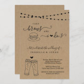 ケーキブレウズ&アイドス結婚式招待状 招待状 (正面/裏面)