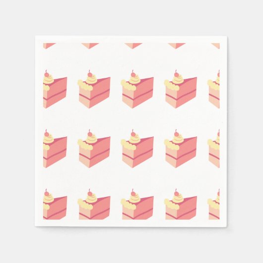 ケーキプレート スタンダードカクテルナプキン (正面)