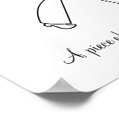 ケーキベイカーシェフガールポスター ポスター (角)