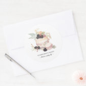 ケーキベイカーベーカリーパティシシェフケータリング ラウンドシール (封筒)