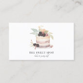 ケーキベイカーベーカリーパティシシェフケータリング 名刺 (正面)