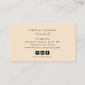 ケーキベイカーベーカリーパティシシェフケータリング 名刺 (裏面)