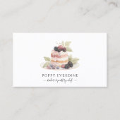 ケーキベイカーベーカリーパティシシェフケータリング 名刺 (正面)