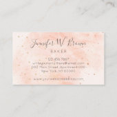 ケーキベイカーペストリー 名刺 (裏面)