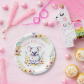 ケーキベビーシャワーの時間をテーマにしたコアラ ペーパープレート (パーティー)