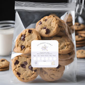 ケーキベーカリーアレルギー警告の成分食品の安全性 スクエアシール