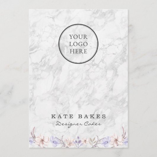 ケーキベーカリーカフェレストラン大理石メニュー価格表 メニュー (正面)