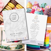 ケーキベーカリーカフェレストラン大理石メニュー価格表 メニュー