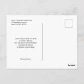 ケーキベーカリースモールビジネスグランドオープン ポストカード (裏面)