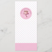 ケーキベーカリーピンク水玉模様定価リスト メニュー (正面)