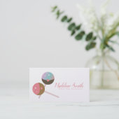 ケーキベーカリーポップ・アートのケーキデコレーター  名刺 (スタンド正面)