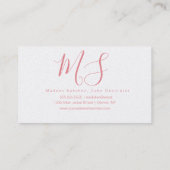 ケーキベーカリーポップ・アートのケーキデコレーター  名刺 (裏面)