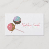 ケーキベーカリーポップ・アートのケーキデコレーター  名刺 (正面)
