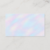 ケーキベーカリー名刺 |パステル抽象芸術 名刺 (裏面)
