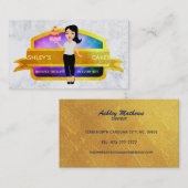 ケーキベーカーロゴ名刺 名刺 (正面/裏面)