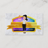 ケーキベーカーロゴ名刺 名刺 (正面)