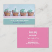 ケーキベーキングカップケーキ 名刺 (正面/裏面)