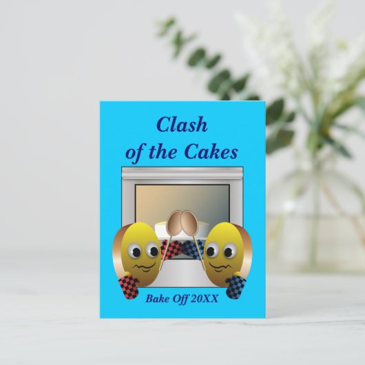 ケーキベーキングコンテストはがき ポストカード (スタンド正面)