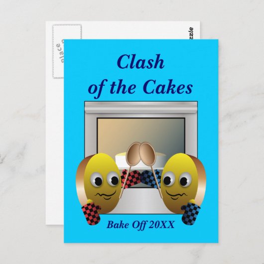 ケーキベーキングコンテストはがき ポストカード (正面/裏面)