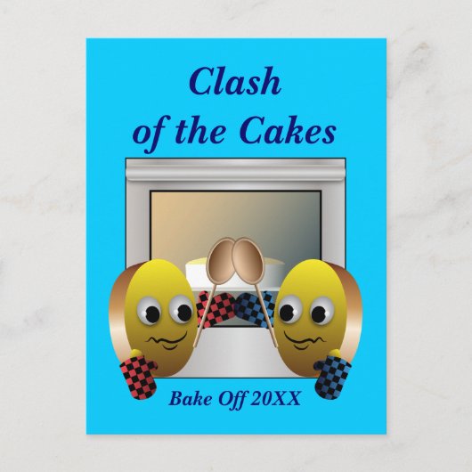 ケーキベーキングコンテストはがき ポストカード (正面)