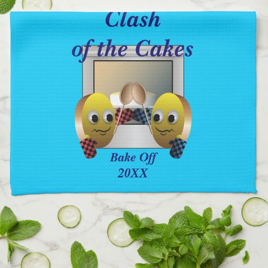 ケーキベーキングコンテスト キッチンタオル (折り畳み)