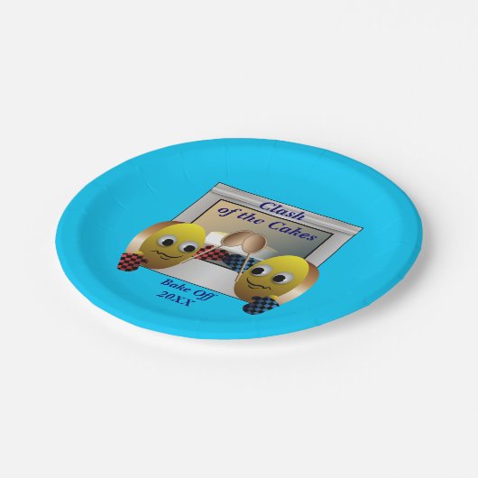 ケーキベーキングコンテスト ペーパープレート (アングル)