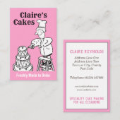 ケーキベーキング&ケーキメーカー 名刺 (正面/裏面)