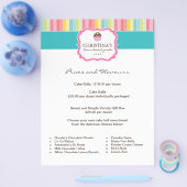 ケーキボール価格リストのチラシ チラシ (シングル)