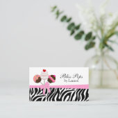 ケーキポップス名刺 名刺 (スタンド正面)