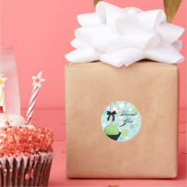 ケーキポップベーカリーサンキューボックスシール ラウンドシール