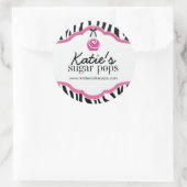 ケーキポップベーカリー包装シール ラウンドシール (バッグ)