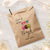 ケーキポップベーキング包装 フェイバーバッグ (クリップ留めされた状態)