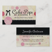ケーキポップ名刺 名刺 (正面/裏面)