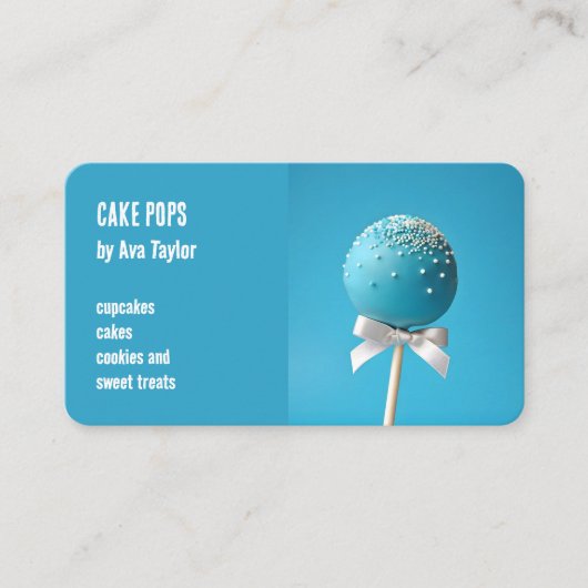 ケーキポップ 名刺 (正面)