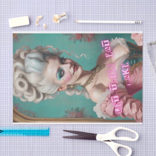 ケーキマ食べリーアントイネットのデコページ紙 薄葉紙 (クラフト)